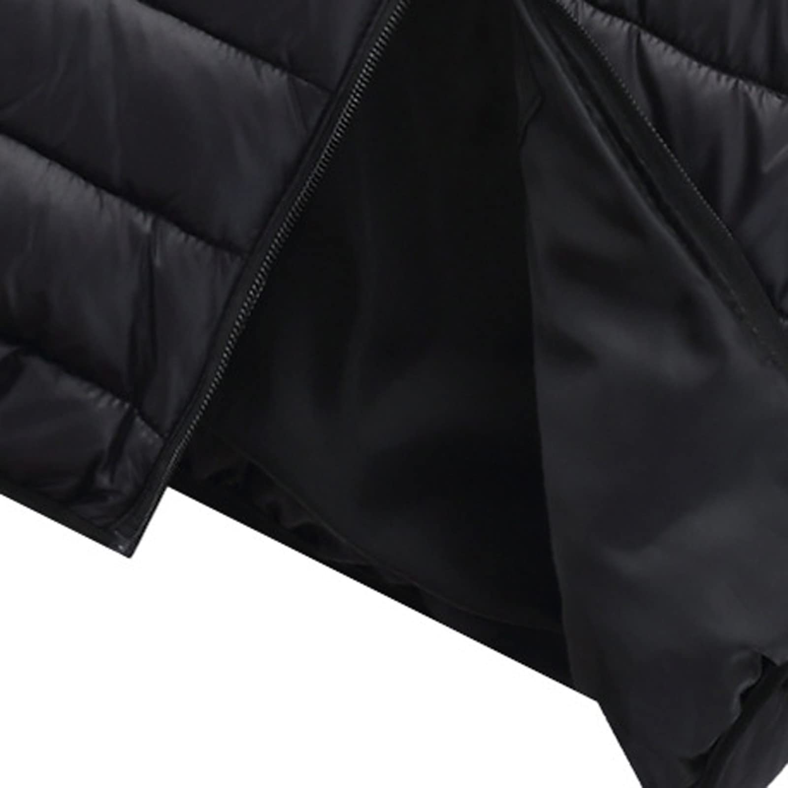 Giubbotto da Donna Senza Maniche Mezza Stagione Taglie Forti Imbottito Gilet con Cappuccio Trapuntata Piumini Inverno Smanicato Trapuntato Piumino Donna Caldo Cappotti Zip Curvy Imbottita Vestibilità