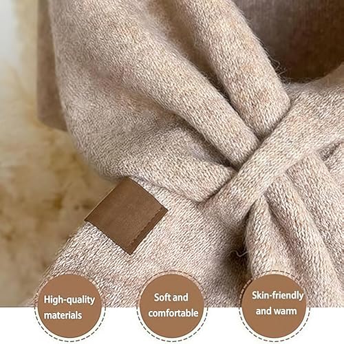 2025 New Pashmina Wraps for Women, Women's Solid Color Shawl, Front Poncho Cape, Wraps Cardigan Cape, Wool Knotted Shawls4