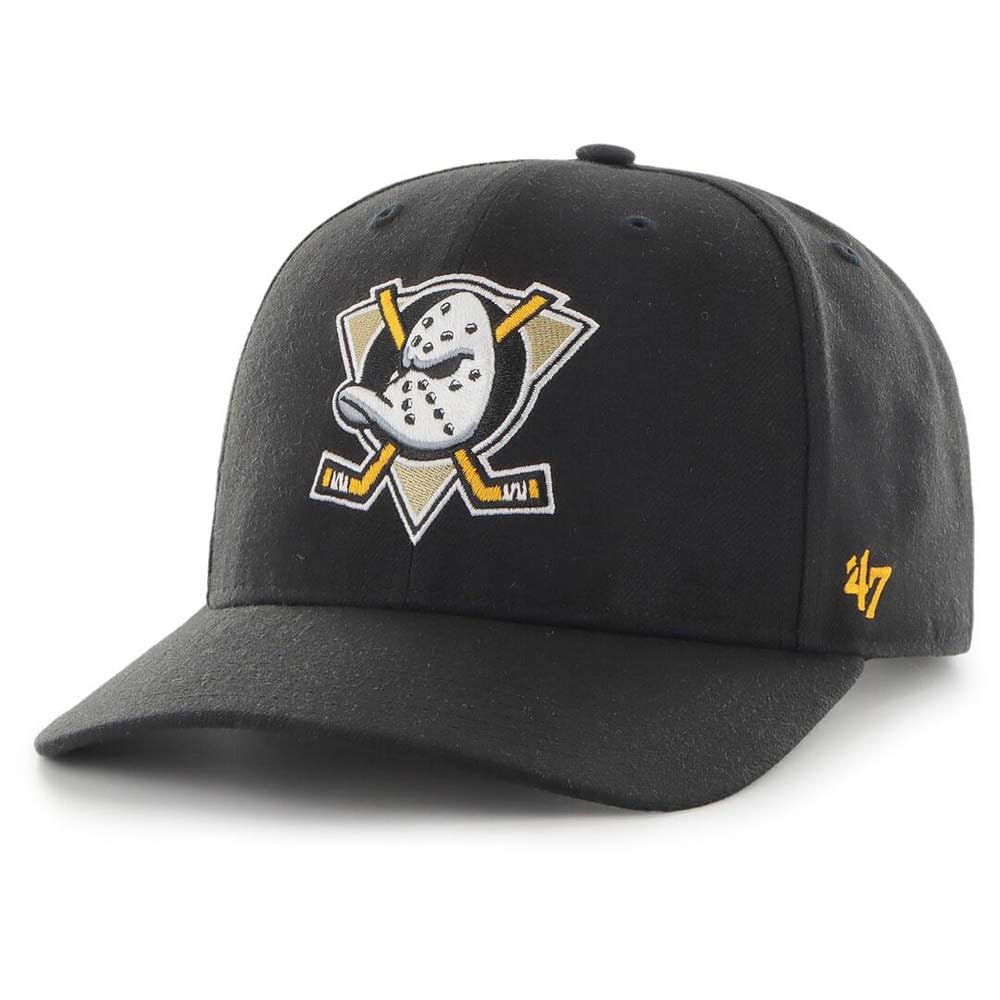 Unisex Black 47 Brand Low Profile Snapback Cap - Zone Anaheim Ducks