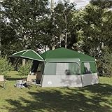ALTA Tienda de campaña instantánea verde 458 x 458 x 230 cm resistente marco de acero cierre rápido, protección UV