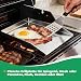 WELL GRILL 30x40CM Plancha Grillplatte mit Grillspachtel Schaber set, Massiv aus 4.2mm Universal BBQ Plancha Grill Grillplatte Edelstahl für die meisten Gasgrill und Holzkohlegrill