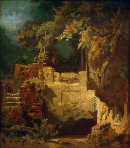 Poster Despedida Carl Spitzweg lienzo para cubrir paredes vacias salon