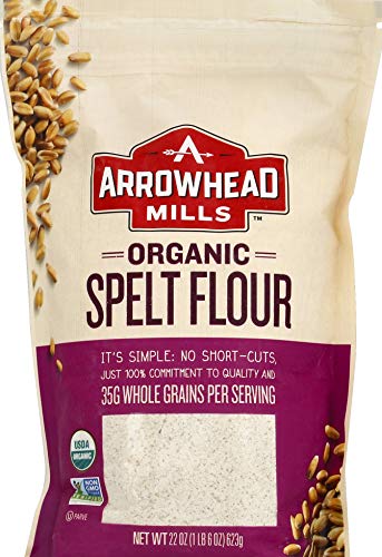 Arrowhead Mills Organic Spelt Flour, 22 Ounce Bag (Pack of 6)