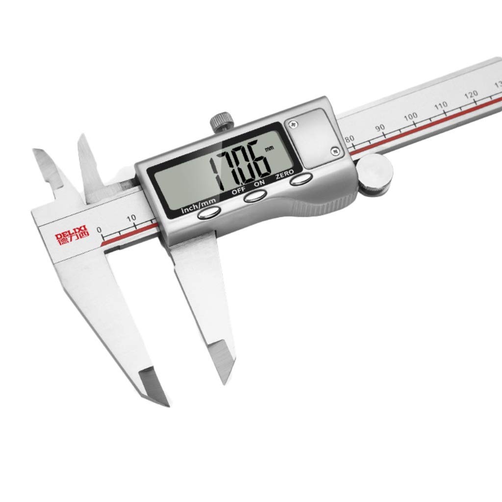 Suwalizki Elektroniczny Cyfrowy Cyfrowy Zacisk Ze Stali Nierdzewnej Vernier Caliper High Precision Industrial Pomiar Narzędzia Zakres: 0-150mm