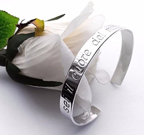 Bracciale Personalizzato Uomo Bracciale Argento 925 In Maglia Rolò - Foto 13