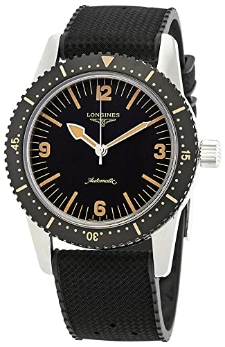 Longines Heritage Automatic Black Dial Men's Watch L2.822.4.56.9