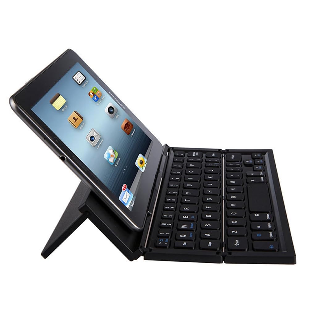Tastiera Bluetooth Pieghevole da Viaggio Portatile Mini Tastiera BT Wireless per Telefono Cellulare Tablet Computer