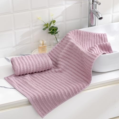Toalla de mano sense gnosis de algodón selecto con acabado texturizado premium 3