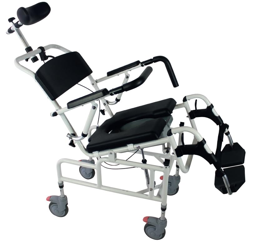 SEDIA COMODA DOCCIA BASCULANTE - BRACCIOLI RIBALTABILI - Suprema