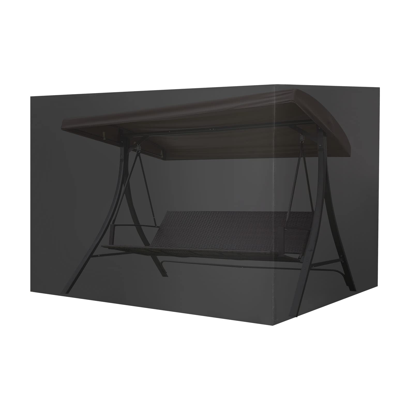 Holdfiturn Swing Cover - 3 Seater Garden Swing Cover, Waterproof, Windproof, Heavy Duty, 210D Thick Material, Drawstring, 220x170x145cm