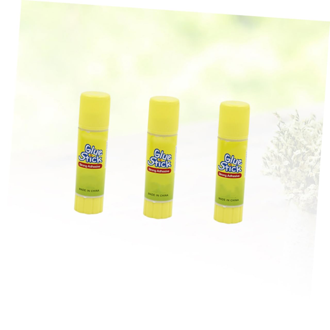 Gadpiparty 12pcs Solid Glue Sticks White Strong Adhesive Portable for School Office Student Crafts Bulk
