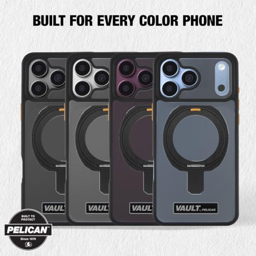 Image of Pelican Vault iPhone 18 Pro Max /17 Pro Max Case - MagSafe Phone Case -Smoke