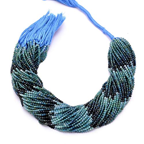 Perles Tourmaline Indicolite Bleu pour créer vos bijoux d'été artisanaux