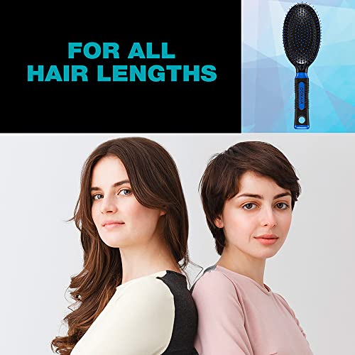 Conair Salon Results Hairbrush For Men And Women, Hairbrush For Everyday Brushing With Wire Bristles And Cushion Base, Color May Vary, 1 Pack #TOP4