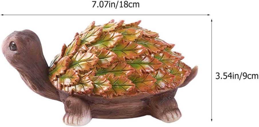 Beavorty Tortoise Resin Craft Sculpture for Outdoor Garden Decor Realistic Tortoise Figure for Lawn Patio and Fish Tanks for Garden Ornamentation and Home Interior Decoration