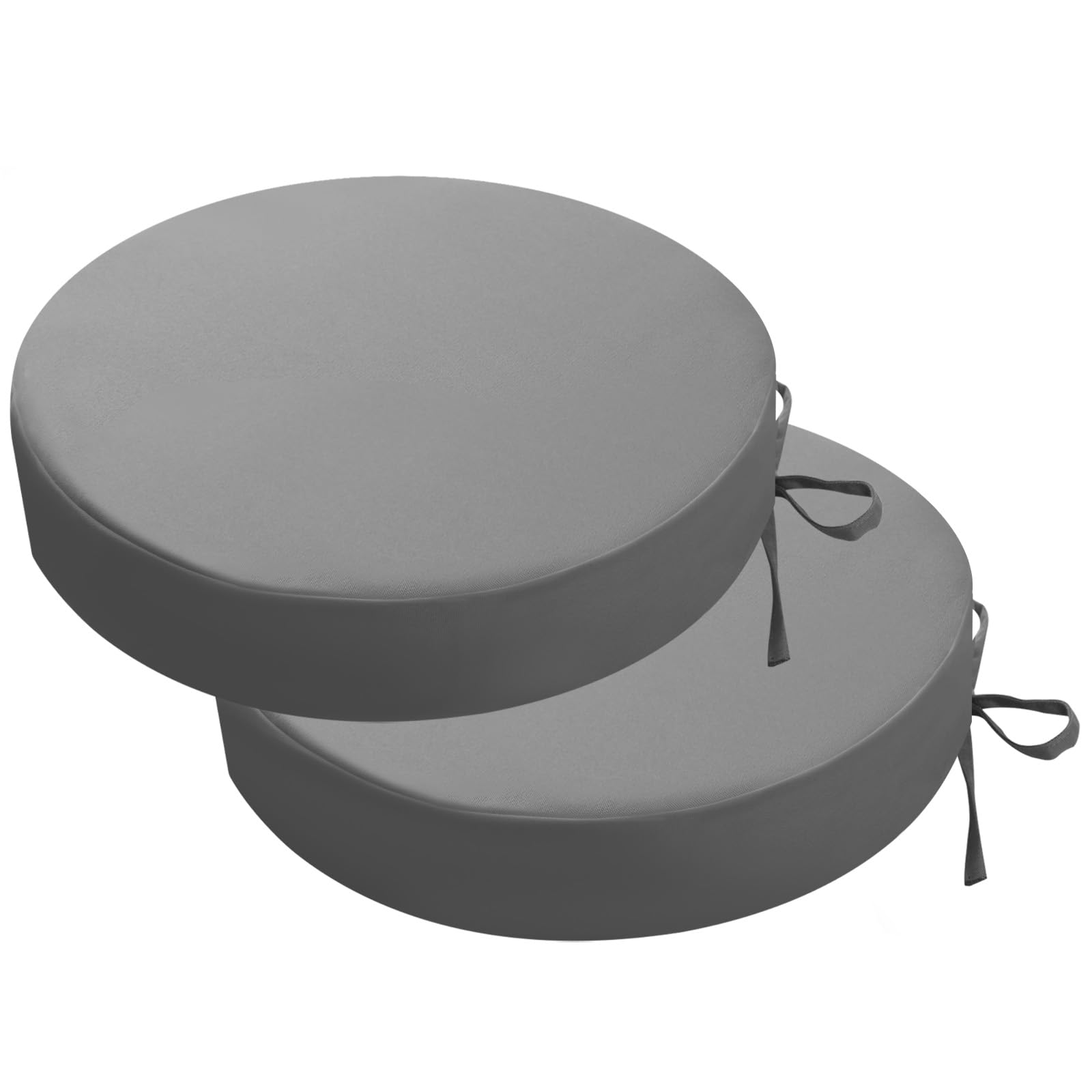 PRIMEPATIO Lot 2 Coussins De Chaise Rond Extérieur 40 Cm Vert – Imperméables & Confortables