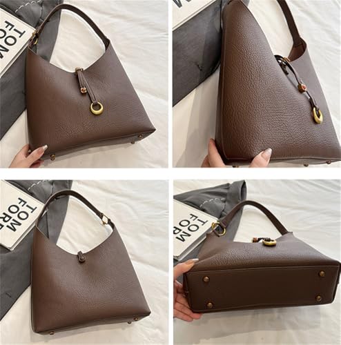 Hobo Bag for Women Trendy Shoulder Handbags Purse Soft Leather Slouchy Carryall Top Handle Bag 20254