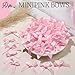 YGDZ Mini Pink Bows - 50 PCS, Satin Fabric Ribbons for Crafts, Tiny Bows for Wedding Party Favors, Gift Box Decorations
