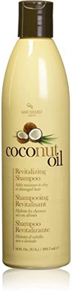 Coconut Revitalizing Shampoo, 10 Ounce - Treats Dry Hair, Moisturizes and Strengthens for Healthier and Shinier Hair, Ideal for Damaged Hair