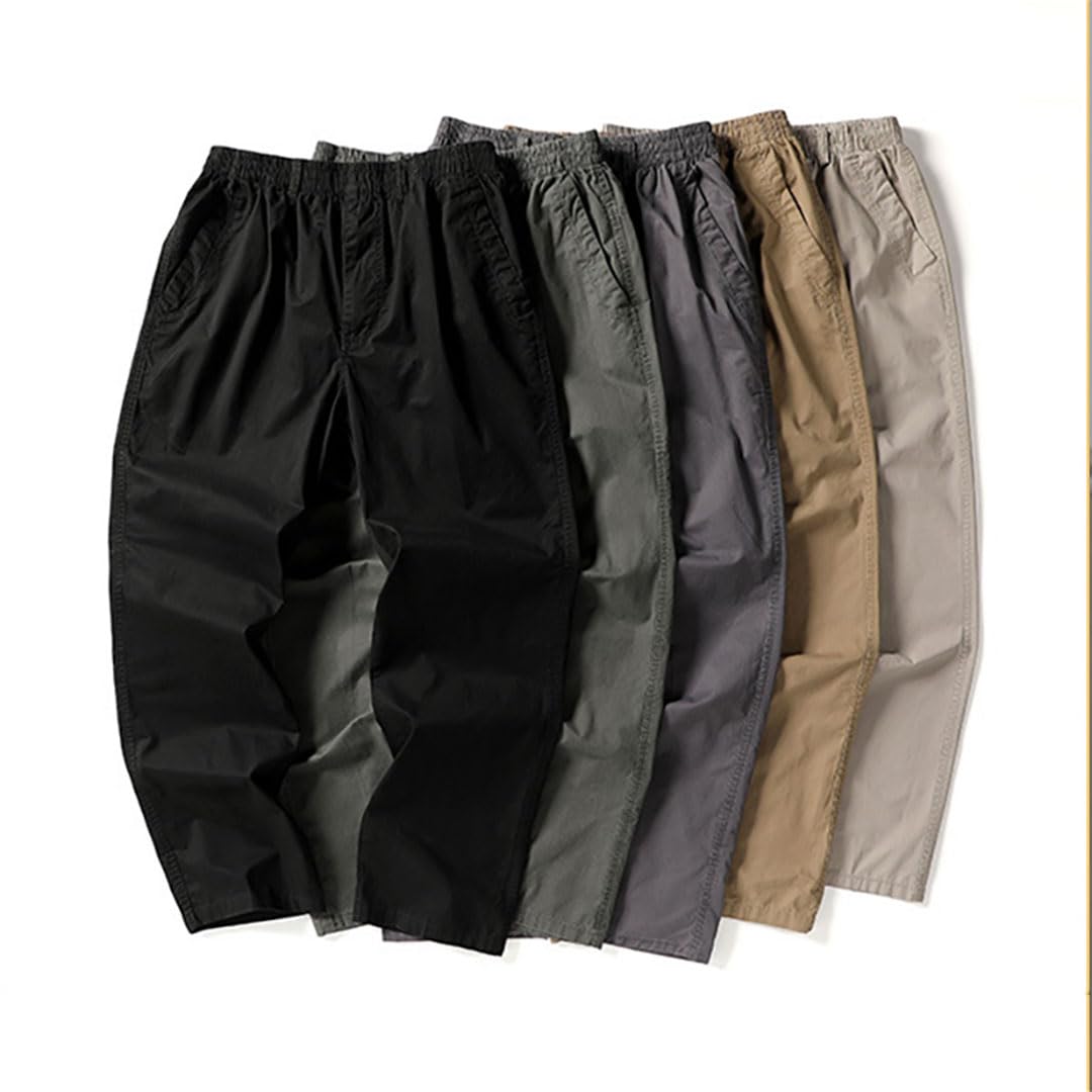 Vogrtcc Pantaloni Casual Taglie Forti da Uomo Estivi
