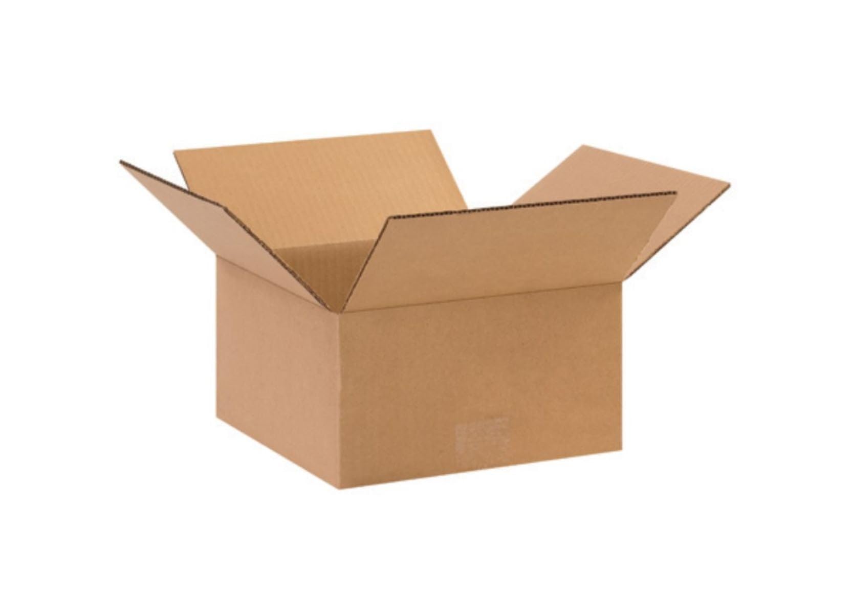 Secure Seal - 6x6x3 Pack of 200 Corrugated Cardboard Packing Shipping Mailing Moving Carton Boxes