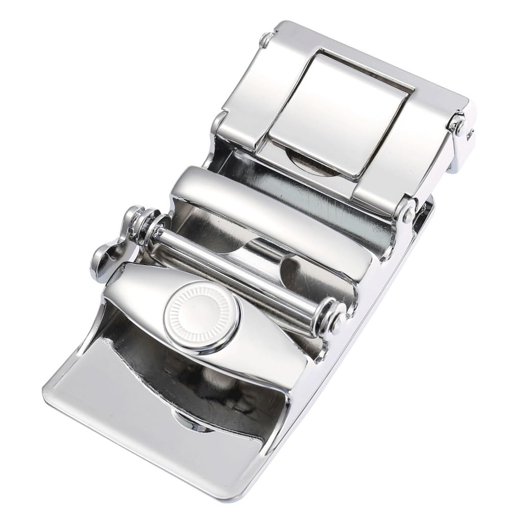 Cinturón de negocios con hebilla automática for hombre, pretina, cinturón cuero cabelludo