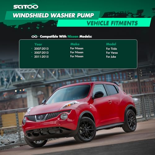 Image of SCITOO Replacement fit for 2003-2009 For Hummer H2 Windshield Washer Pump Motor 88944337