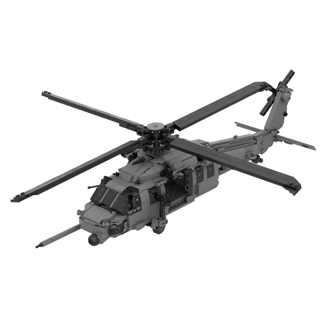 HH-60G - Kit di modellini di elicottero, elicottero militare MOC, aereo, ingegneria di mattoncini da costruzione, elicottero militare, giocattolo da costruzione, regalo per gli appassionati