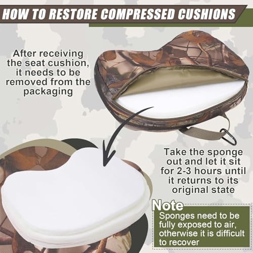 Image of Sliner 2 Pack Hunting Seat Cushion for Sitting