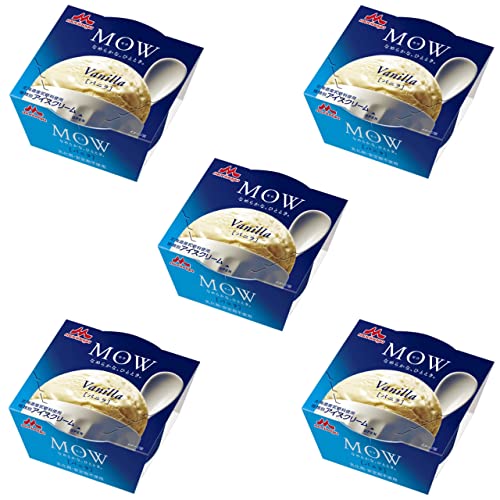 森永乳業 モウバニラ 140ml 5個 アイス 冷凍（Amazon）