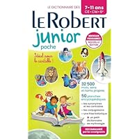 Dictionnaire Le Robert junior Poche - 7/11 ans - CE-CM-6e - Nouvelle édition