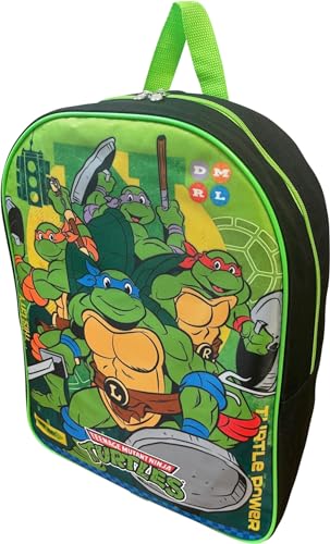Ruz Kid's Licensed 15 Inch School Bag Backpack (Ninja Turtles)3