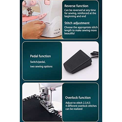 BAMFY Naaimachine, Kleine Zomen In De Hand Gehouden Draagbare Naaimachine Snel Repareren En Steek Ambachten - Image 6