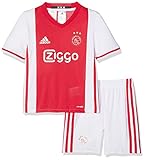 adidas size 14/16  adidas H Mini Camiseta 1ª equipación AJAX 2015/16, Blanco/Rojo, 2-3 años