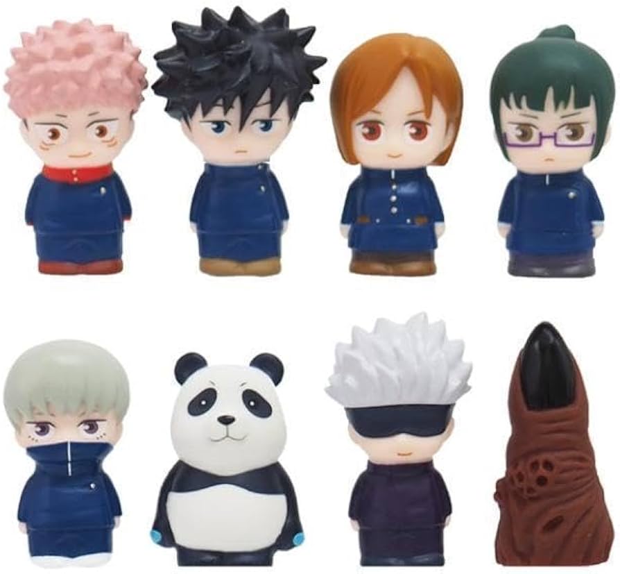 Amazon.co.jp: 呪術廻戦 ソフビ人形 8体 コンプリートセット Amazon.co.jp: 呪術廻戦 ソフビ人形 8体 コンプリートセット