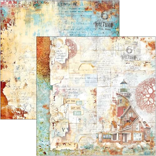 Papier bricolage Coral Reef 12 feuilles 30,5x30,5 cm une idée cadeau pour passionnés
