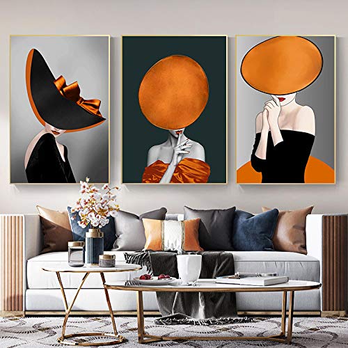 Impression sur toile filles sexy de haute précision artistique sans cadre