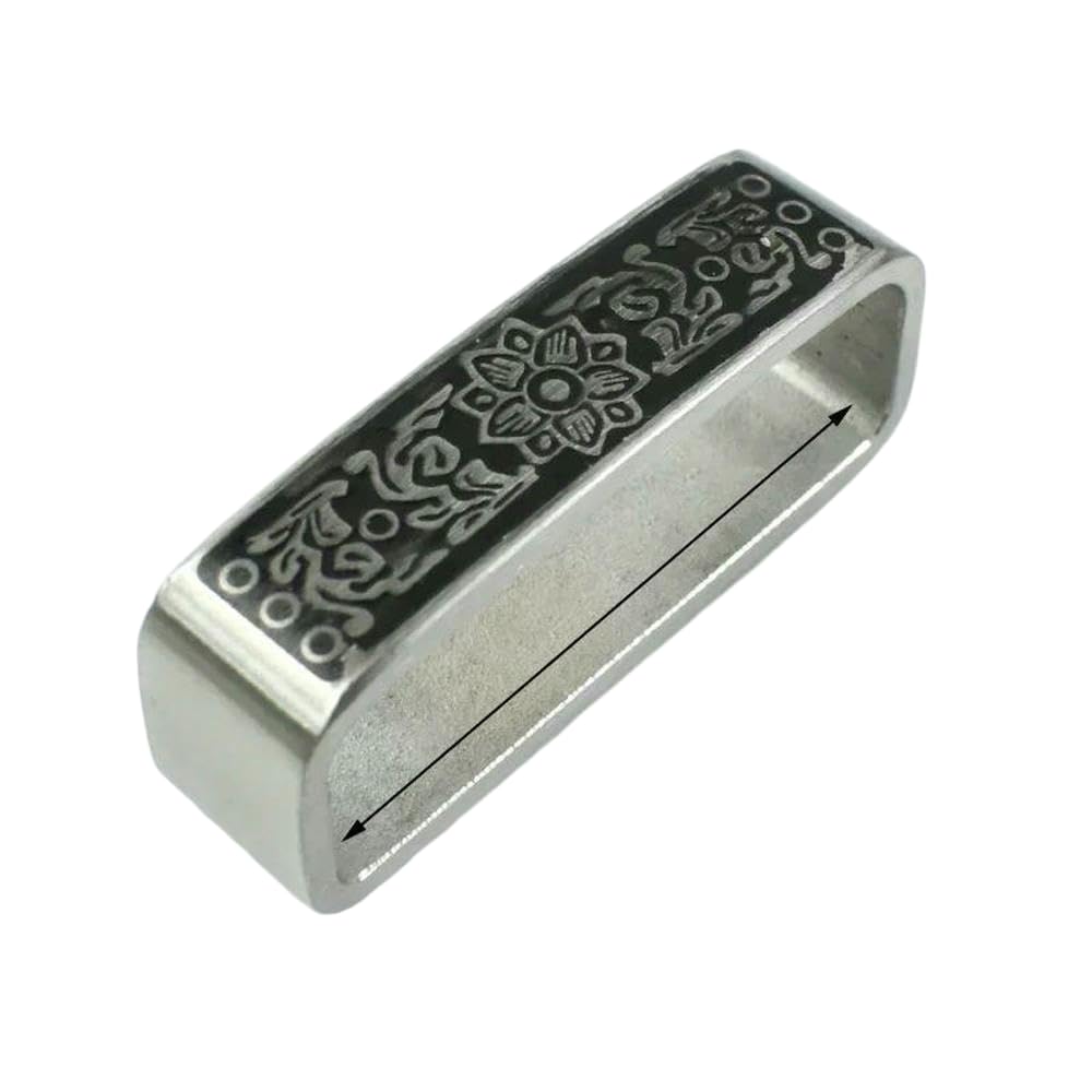 GLDFW 2 szt. 35/40 mm solidna stal nierdzewna metalowy pierścień klamra pasek męskie dżinsy pętla odzież na paski 34-39 mm