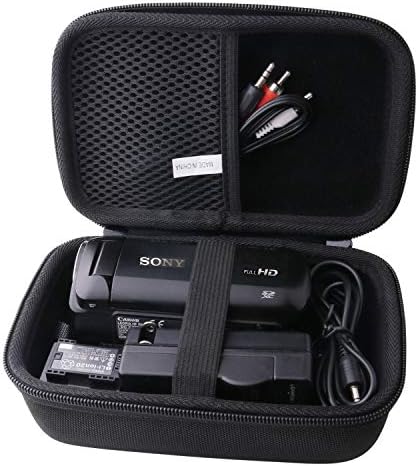 waiyu Hard Carrying Case for Sony HDRCX405/HDRCX455 Handycam Camcorder