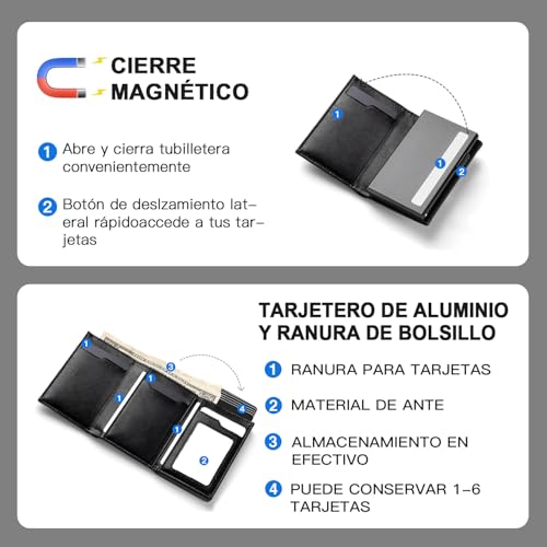 Opiniones y reviews de Fundas de tarjetas para Hombre comprados en linea. 26 Fundas de tarjetas para Hombre marca MOONPAI (2)