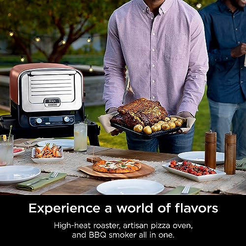 Ninja Woodfire Oven & Smoker, 8-in-1, Heats to 700°F, Terracotta Red, OO101 - image 8