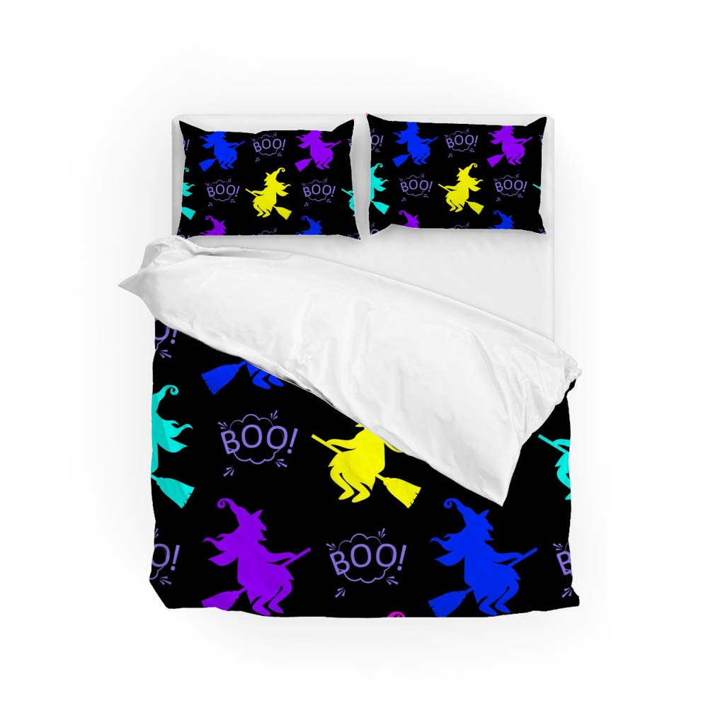 Parure de lit sorcière polyester pour nuits d'automne cocooning