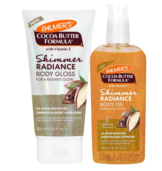 Palmer Cocoa Butter Shimmer Radiance Body Oil 150ml & Body Gloss 155ml