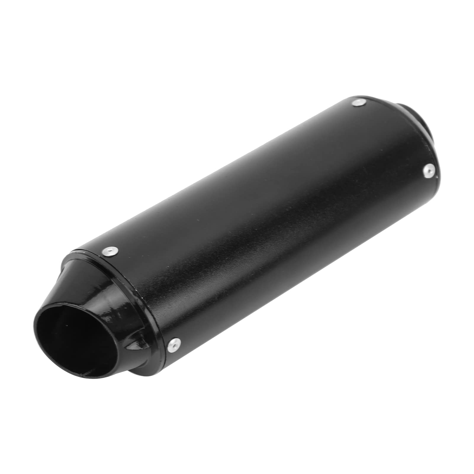 Auspuff Schalldämpfer Metall 32mm/1.3in Auspuff Schalldämpfer Schalldämpfer Schwarz für ATV Pit Bike