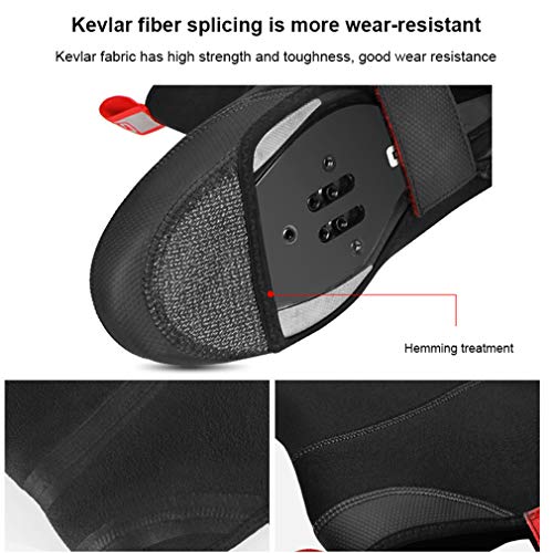 Cubiertas térmicas para calzado de ciclismo, impermeables y cortaviento, para hombre y mujer, ideal para invierno miniatura 4