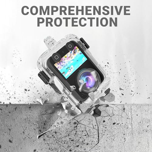 Carcasa de buceo invisible DJI OSMO 360 impermeable 50m anti salpicaduras 4