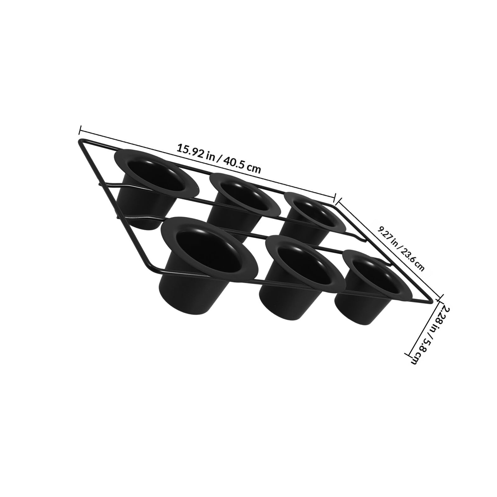 Tofficu Antihaft Beschichtete Muffinform aus Schwarzem Kohlenstoffstahl 6 Stück Popover Backform für Ofen Küche Robuste Tiefe Cupcake Backform für Hobbybäcker