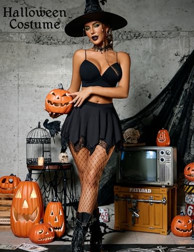 Avidlove Womens Mini Skirt Flowy Layered Lace Skirt Y2k Asymmetrical Short Skirts for Women2