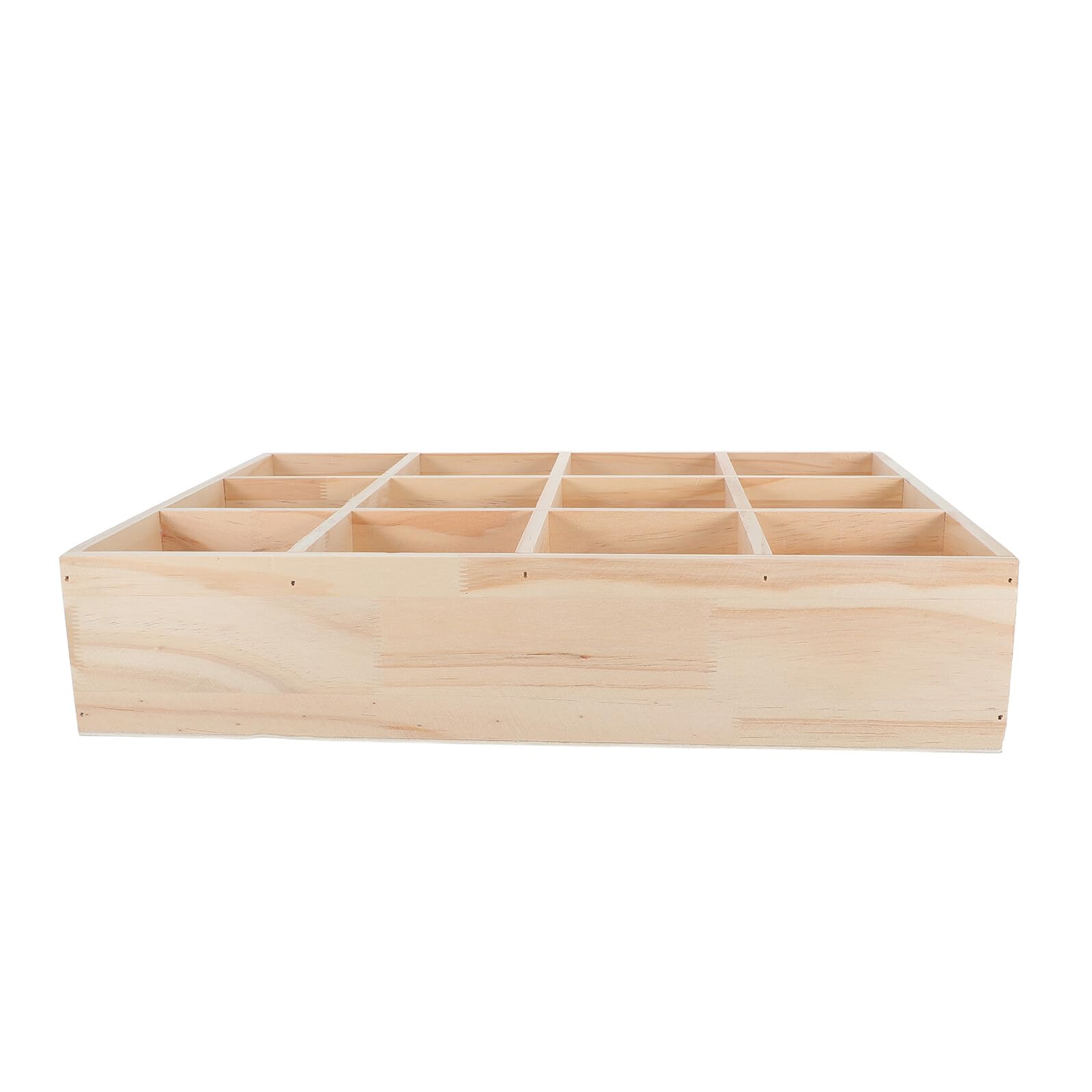 Mugs et déco bien rangés avec l'étagère murale en bois 12 cases