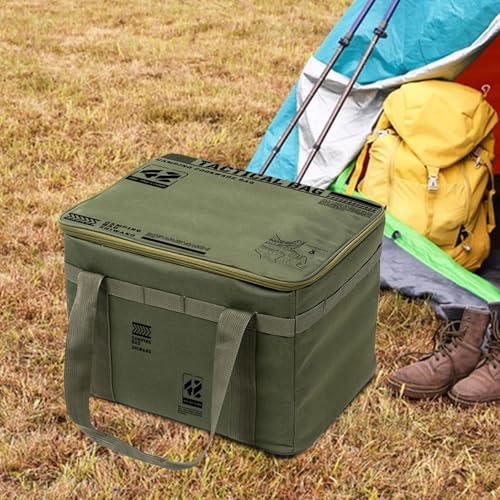 Boîte de rangement étanche pliable avec poignées renforcées